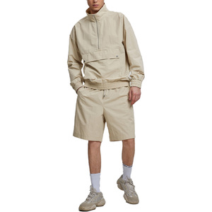 ชุดเซ็ตเสื้อแจ็คเก็ตกันลมและกางเกงขาสั้นผู้ชายคุณภาพสูงสำหรับฤดูร้อน ระบายอากาศได้ดี แห้งเร็ว - Product Image 1