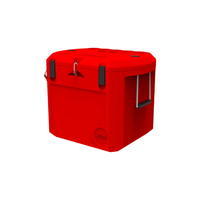 Glacière portable 60L en plastique ABS, isolation thermique robuste, recyclable, couleur personnalisable, idéale pour la pêche et le stockage de boissons