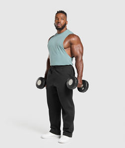 Ropa deportiva ligera para hombre, camiseta sin mangas para gimnasio, chaleco informal de verano con cuello redondo, diseño transpirable, venta al por mayor - Product Image 3