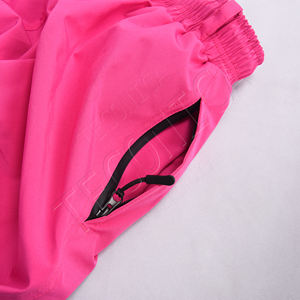 Pantalon de ski snowboard unisexe Design personnalisé imperméable OEM en nylon oversize Streetwear fermeture à glissière coupe-vent caractéristique imprimée - Product Image 5