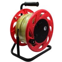 Medidor de Nivel de Agua con Regla de Acero de 30 m, Marco Metálico, Sonda de 15 mm, Cable de 9,8 mm, para Perforación de Pozos e Ingeniería Civil