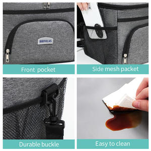 Sac isotherme pour aliments, vin et bouteilles, personnalisé avec logo, en gros, portable, extra large, résistant, garde au chaud et au froid - Product Image 3