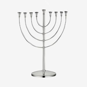 เชิงเทียนเมโนราห์โลหะสุดหรูสำหรับตกแต่งโต๊ะอาหาร เพิ่มความหมายทางจิตวิญญาณและความสวยงามทางสายตาให้กับมื้ออาหารในเทศกาล - Product Image 4