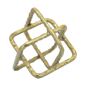 Décoration en métal vintage pour la maison moderne, salon, cheminée, étagère, table et entrée, support de décoration par Ambience Lifestyle - Product Image 6