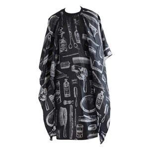 Capa de Peluquería Impermeable con Logotipo Personalizado al por Mayor, Capa de Barbero con Impresión Completa - Product Image 2