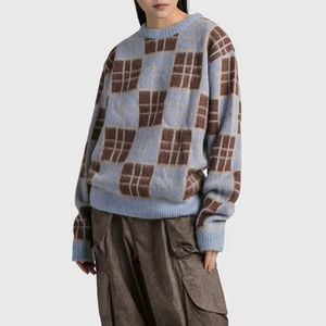 2025 meilleur logo personnalisé pull entièrement tricoté nouveau modèle tricots femmes chandails respirants personnalisés dans pas cher prix en gros - Product Image 5