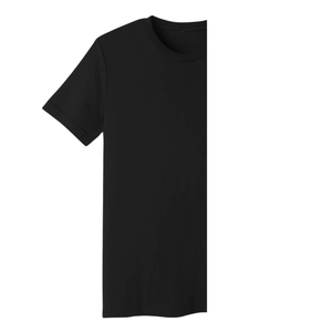 Camiseta de Manga Corta Casual para Hombre, Talla Grande, con Logotipo Personalizable de Alta Calidad, Color Negro Puro, 220 g/m², 100 % Orgánica - Product Image 2