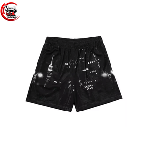 Pantalones Cortos Unisex Estilo Bosque Sublimación Malla MMA Gear Tamaño Personalizable Cómodo Cintura Elástica Característica Transpirable para Hombres - Product Image 5