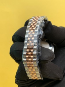 Antique Style 36mm Two Tone Stainless Steel Mechanical Automatic Analog <b>Wrist</b> <b>Watch</b> For Women Fashion Swiss Made At Lowest Price - Product Image 2