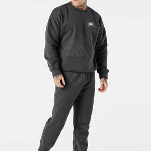 Servicio OEM Invierno Tallas grandes Sólido Ecológico Secado rápido Hombres Trajes de sudor Hecho a medida 100% Algodón Mejor precio - Product Image 3