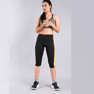 Nueva llegada de las mujeres Casual Yoga Pant y Capri Color sólido Patchwork Diseño Fitness Legging con logotipo personalizado Precio al por mayor - Product Image 5