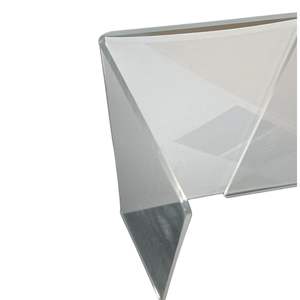 Soporte de exhibición de menú en forma de L de tamaño A5 de acrílico transparente soporte de señal de mesa inclinado para promoción de oficina de restaurante - Product Image 6