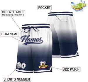 Short de basket-ball en maille de polyester imprimé à séchage rapide de haute qualité pour femmes-Vêtements de fitness athlétiques respirants - Product Image 5