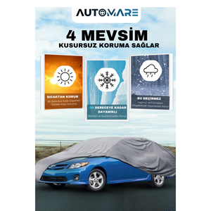 Auto Branda 4 Season Protector automático para automóvil Protección gruesa UV para vehículos sedán Fabricado en tela de PVC Oxford Tamaño más pequeño - Product Image 3
