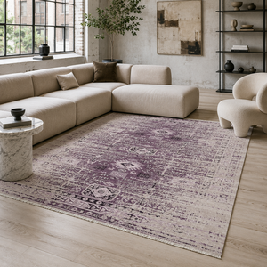 Tapis lavable en chenille RW7085 Archive Heather Vintage de Rug Weavers, disponible en 10 tailles, pour dropshipping et vente en gros - Product Image 3