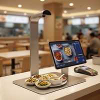 Caméra de reconnaissance IA COMPAX, reconnaissance simultanée ultra-rapide de plusieurs cibles alimentaires en 0,3s, précision de 99,5%, Windows/Linux/Android, 4 Go