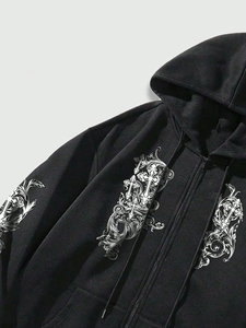 New Arrival Custom Pullover Rhinestone Solid Hoodie 100% Cotton Winter Thermal <b>Waterproof</b> High Quality Casual Wear - Product Image 4
