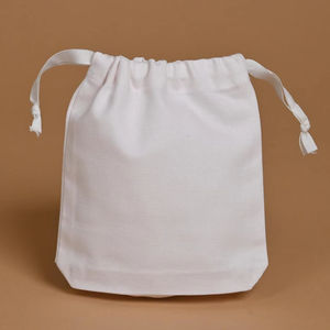 กระเป๋าเครื่องสำอางผ้าแคนวาสแบบพรีเมี่ยมใส่ได้ทั้งชายและหญิงมีที่ปิดด้วยเชือกรูดกันน้ำลายโลโก้ตามสั่ง - Product Image 1