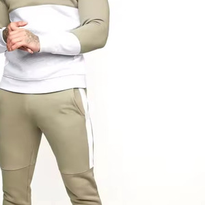 Newest Customized Lightweight Breathable 100% Cotton Solid <b>Sweat</b> Suit <b>Sets</b> for Men Quick Dry Winter Fitness Jogging - Product Image 6