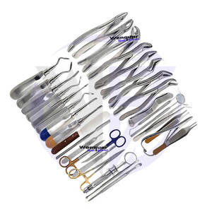 Juego de Instrumentos Dentales Manuales para Extracción Oral de 33 Piezas, Precio Directo de Fábrica, Kit de Fórceps y Elevadores para Dientes de Acero Inoxidable - Product Image 4
