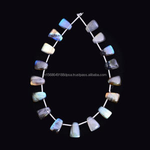 Perles de pierres précieuses de labradorite naturelle de haute qualité, forme fantaisie lisse, multicolores, faites à la main pour la fabrication de bijoux et de cadeaux - Product Image 4
