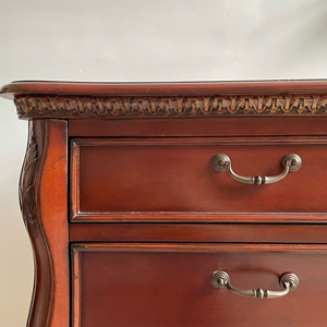 ตู้ nightstand สีเชอร์รี่โบราณสุดหรูสำหรับห้องนอนหรือห้องนั่งเล่นปรับแต่งตามความต้องการของลูกค้า - Product Image 3