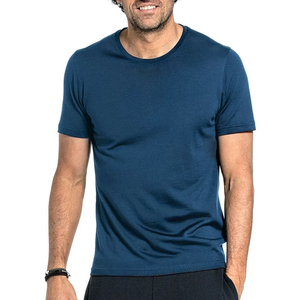Nueva Camiseta de Verano 2025 Personalizada con Cuello en V de Lana Merino para Hombre - Product Image 2