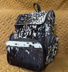 กระเป๋าหนังวัวสำหรับทั้งชายและหญิงสีดำมีมือจับถอดออกได้/สายรัดปิดซิป - Product Image 3