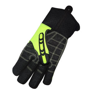 Guantes de Soldadura de Cuero Sintético de Alta Calidad, Guantes Mecánicos de Tela de Aramida, Protección para Manos Resistente a Cortes Nivel 5 e Impactos - Product Image 5
