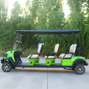 Snelle levering, straatlegaal clubcar, 6-zits, off-road golfkar met elektrische golfkar, elektrische golfscooter - Product Image 4