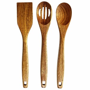 Servidores clásicos de resina de remolino para todos los días Juego de servidor de ensalada de madera y resina más vendidos y utensilios Artículos hechos a mano - Product Image 5