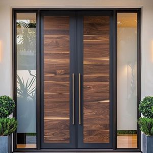Planche de finition en détresse de <span class=keywords><strong>bois</strong></span> récupéré rustique et <span class=keywords><strong>porte</strong></span> en <span class=keywords><strong>bois</strong></span> extérieure de cabine de pavillon de montagne de Style Batten - Product Image 5