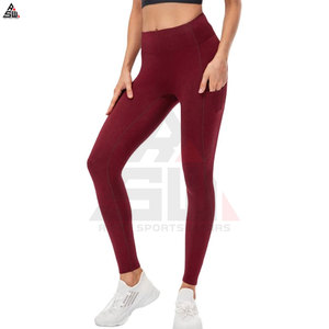 กางเกงเลกกิ้งใยไผ่คุณภาพดีเยี่ยม OEM ระบายอากาศได้ดี เอวกลาง เซ็กซี่ เหมาะสำหรับออกกำลังกาย ยกกระชับรูปร่าง ใส่เล่นกีฬา ไร้ตะเข็บ - Product Image 4