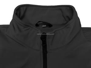 Venta al por mayor de chaqueta de invierno de concha suave cuello levantado logotipo frontal forro polar Cálido impermeable con cremallera cortavientos para senderismo al aire libre - Product Image 6