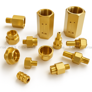 Prototypage rapide, fraisage CNC, tournage, service de pièces métalliques en laiton et en aluminium de précision, usinage personnalisé, fabrication en petites séries - Product Image 4