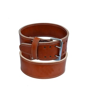 Ceinture de musculation unisexe personnalisable en cuir de vache véritable, réglable, 10 mm, boucle à levier métallique antidérapante, logo personnalisé, salle de sport - Product Image 2