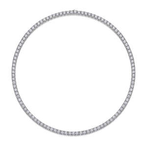 Bijoux Hip Hop haute qualité VVS 925 argent Moissanite chaîne 2mm 3mm 4mm 5mm 6.5mm Moissanite Tennis chaîne collier pour femmes - Product Image 2