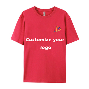 Premium Custom Logo Cotton T-Shirt Short Sleeve Crew Neck Eco-Friendly Promotional Clothing for Events and Exhibitions