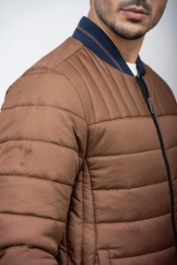 Veste matelassée oversize unisexe de qualité supérieure, fermeture éclair, hiver, personnalisée, matelassée, imperméable, séchage rapide, respirante, extérieur - Product Image 3