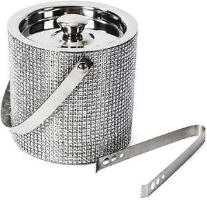 Seau à glace en métal en aluminium pour la table de cuisine, seau de rangement décoratif pour la glace, bouteille de boisson rafraîchissante, refroidisseur à vin - Product Image 3