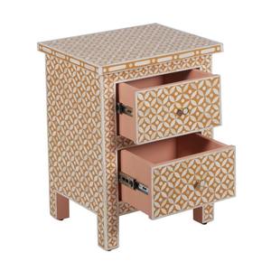 Table basse en os incrusté à motif floral, la plus vendue, meubles de salon faits à la main pour usage résidentiel à prix réduit - Product Image 1