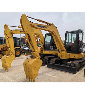 Excavatrice industrielle d'occasion de 5 tonnes, mini-excavatrice Komatsu Pc55 d'occasion à vendre - Product Image 2