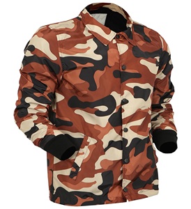 Veste zippée pour homme 100% nylon coupe-vent imperméable d'extérieur de haute qualité pour l'entraînement veste de neige - Product Image 4