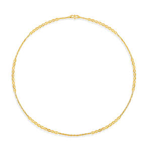 Pulsera de Cadena de Oro Amarillo Opulent Flow, Unisex, de Eslabones Finos - Product Image 3