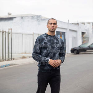 Men <b>Tie</b> <b>Dye</b> <b>Sweatshirt</b> Vintage Washed Pullover With Unique Color Pattern For Trendy Streetwear Look - Product Image 4