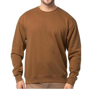 Sweat-shirt à épaules tombantes de haute qualité en gros, sweat-shirt en coton surdimensionné à manches longues - Product Image 1