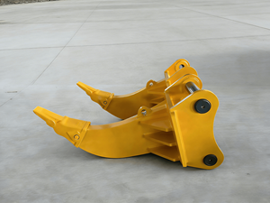 Nuovo <span class=keywords><strong>Ripper</strong></span> a Denti Idraulico da 3.5t per Escavatore, Giallo, con Scarificatori Affilati e Componente Motore Centrale per Vibrazione e Frantumazione Potente - Product Image 4