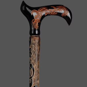 CAMPING WOODEN 15 YEARS TRADITION Factory Custom UNIQUE Design Popular 122cm Varnished Camping Wooden Hiking <b>Pole</b> Walking Stick - Product Image 1