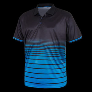 Camiseta de poliéster con estampado de sublimación para hombre, Polo deportivo personalizado de manga corta de secado rápido para Golf - Product Image 6