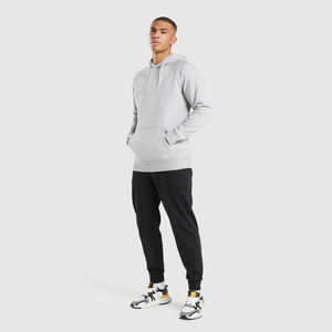 Sweat-shirt à capuche en polaire pour homme, vente en gros par le fabricant, motif uni personnalisé, sweat-shirt d'hiver avec impression sérigraphique - Product Image 4